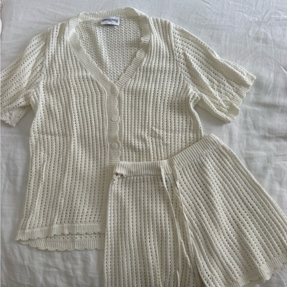 Princess Polly Knit Button-Up and Shorts Set - Picture 2 of 7